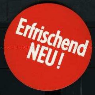 Werbeschild (rund) für "Astor Special"-Zigaretten