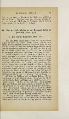 II. Von der Julirevolution bis zur Februarrevolution in Frankreich (1830-1848)