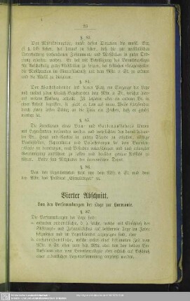 Vierter Abschnitt. Von den Versammlungen der Loge zur Harmonie