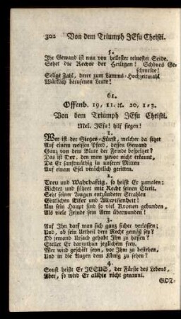 61. Offenb. 19, 11. [et]c. 20,1-3. ...