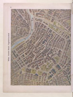 Wien, Innere Stadt, Vogelschaubild