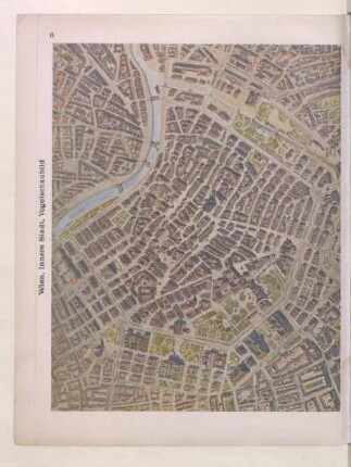Wien, Innere Stadt, Vogelschaubild