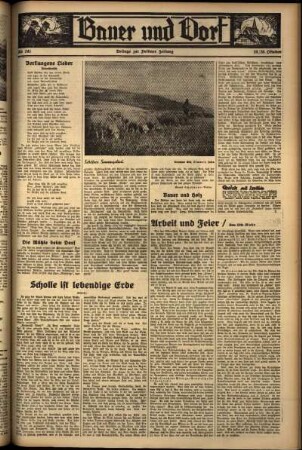 Zweite Ausgabe vom Samstag, den 19. Oktober 1935.