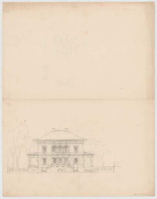Thiersch, August ; München, Schwanthalerstr. 88; Wohnhaus Niedermeier - Ansicht