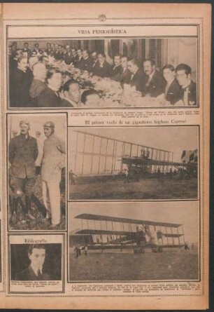 El primer vuelo de un gigantesco triplano Caproni