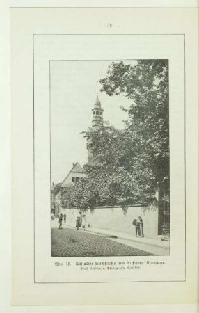 Altstädter Kirchstraße und Altstädter Kirchturm