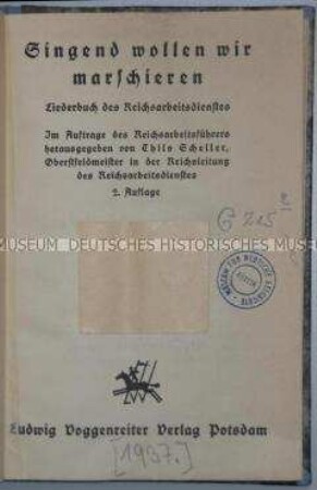 Liederbuch des Reicharbeitsdienstes