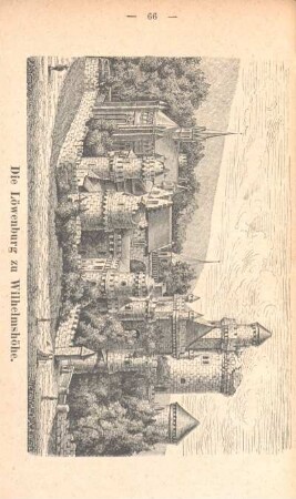 Die Löwenburg zu Wilhelmshöhe.