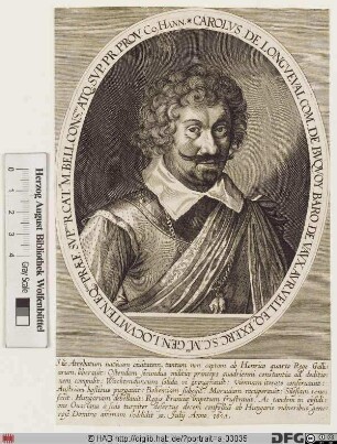 Bildnis Carl Bonaventura Graf von Bucquoi (Bucquoy), Herr von Longueval