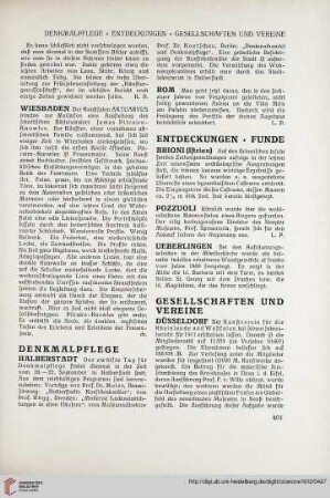 Entdeckungen