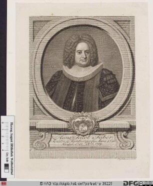 Bildnis Johann Jacob Faber