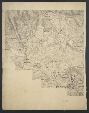 Teplitz : [Topografische Karte]