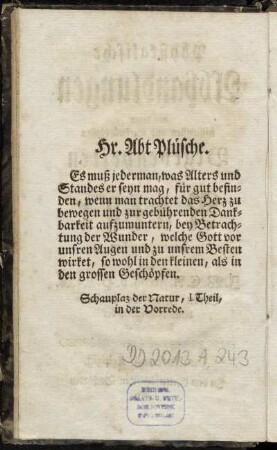 Hr. Abt Plüsche.