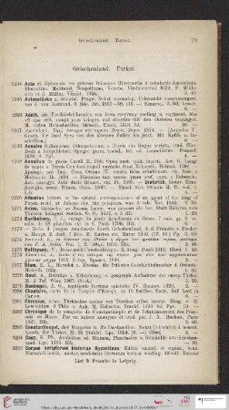 Griechenland. Türkei (Nr. 2264 - 2390)