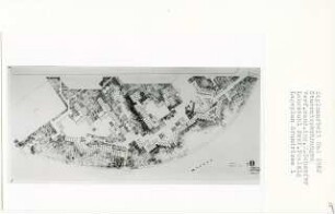 Studentenwohnungen, Berlin-Tiergarten (Diplomarbeit bei Peter Poelzig): Lageplan, Grundrisse 1:200