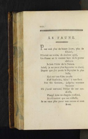 Le Faune.