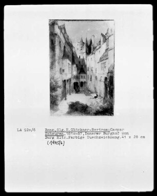 Innerer Burghof von Burg Eltz