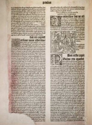 [Hyr beghinet de vorrede auer de epistele to den Colossenseren]