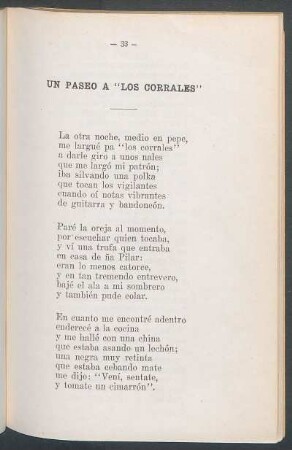 Un paseo a "Los corrales"