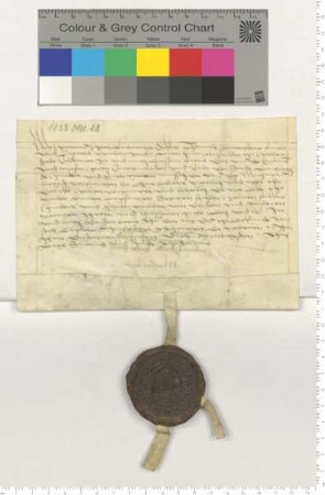 Quittung des Domkapitels Unser Lieben Frauen Kirche zu Halberstadt für den Rat über 101 rheinische Gulden.
