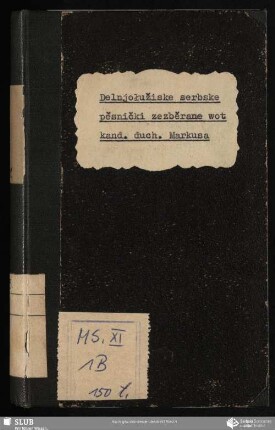 Delnjołužiske serbske pěsnički