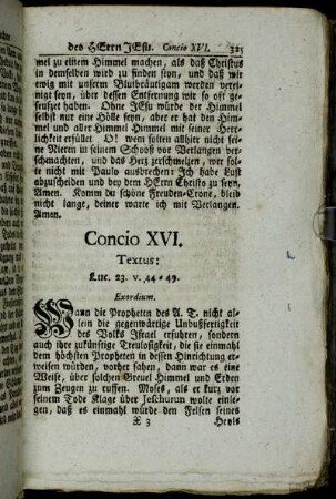 Concio XVI.