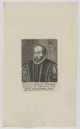 Bildnis des Christophorus Scheurl