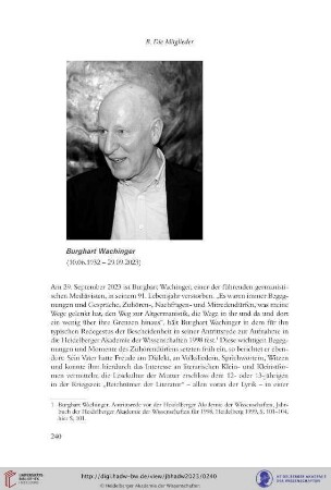 Burghart Wachinger