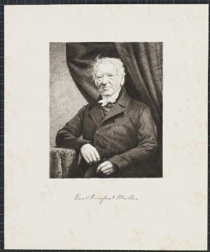 Icones Professorum Marpurgensium — Bildnis des Karl Reinhard Müller (1774-1861)