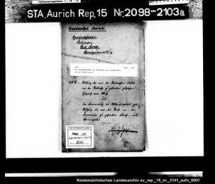 Die Genehmigungen zur Ablösung von Grundgeldern an die Stadt Aurich