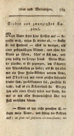 Sieben und zwanzigstes Kapitel