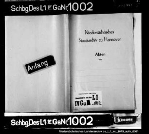Heinrich Bilderbeck zu Rinteln wider Caspar Adrian von Zerßen betr. Verleumdung