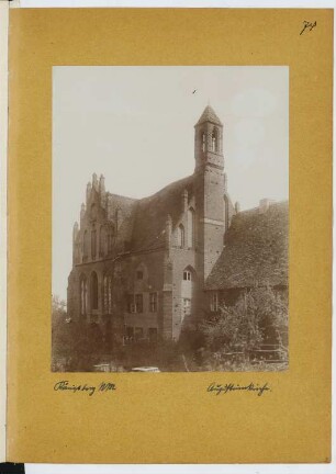 Augustinerkirche, Königsberg/Neumark: Ansicht (aus: Skizzen- und Fotoalbum 12)