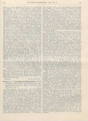 497-499 [Rezension] Bremme, W., Der Hymnus Jesu dulcis memoria