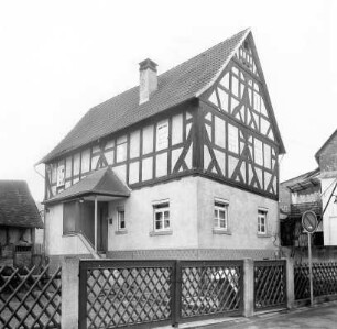 Fachwerkwohnhaus; Nidda, Bachgasse 27