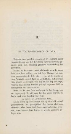 II. De voedingsmiddelen op Java