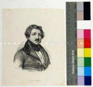Porträt des Malers und Erfinders Louis Jacques Mandé Daguerre
