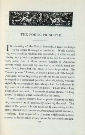 The poetic principle