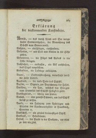 Erklärung der vorkommenden Kunstwörter