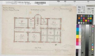 Brilon, Amtsgericht, 1. Obergeschoss, Revisionszeichnung