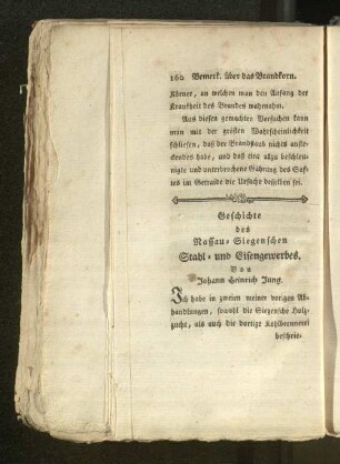Geschichte des Nassau-Siegenschen Stahl- und Eisengewerbes.