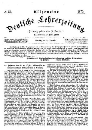 Th. Hoffmanns Rede bei der 45 jähr. Stiftungsfeier des schulwissenschaftlichen Bildungsvereins in Hamburg