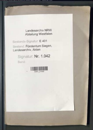 Familien- und Lehnsangelegenheiten der Junker von Selbach genannt Lohe
