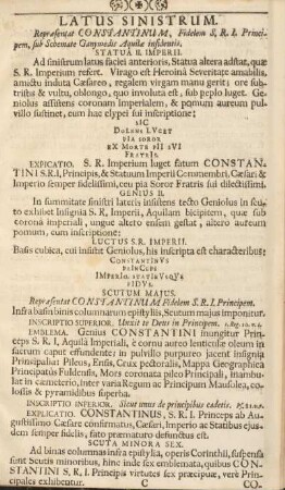 Latus sinistrum.