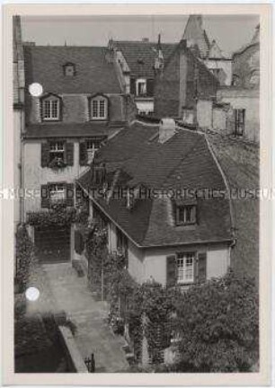 Bonn, Bonngasse, Hofansicht des Beethoven-Hauses