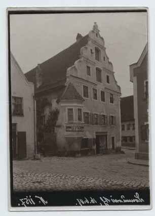 Wohnhaus Bäckerstraße, Donauwörth: Ansicht, Straßenfassade