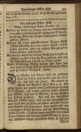 Am heiligen Oster-Fest