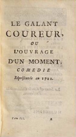 Theatre De Monsieur Le Grand, 3