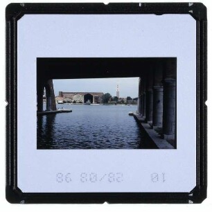 Venedig, S. Francesco della Vigna,Venedig, Arsenale : Innenansicht Halle und darsena novissima