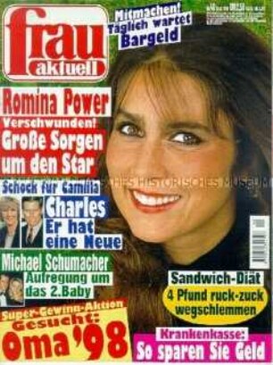 "frau aktuell", Frauenzeitschrift (Zeitungskiosk 1998)